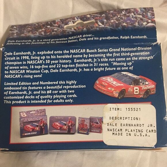 Dale Earnhardt jr playing card set - Picture 2 of 6